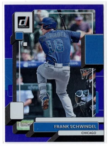 2022 Donruss FRANK SCHWINDEL HOLO PURPLE Chicago Cubs - Picture 1 of 1