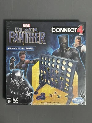 New Hasbro Marvel Black Panther Connect 4 Game E5637 Battle for the Throne RARE - Image 1 of 4