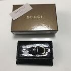 Gucci Micro Guccisima Key Case Belt Design Patent Leather _24255