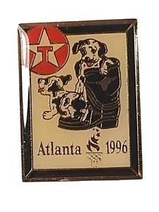 Olympische Spiele 1996 Atlanta Texaco Dalmatiner Welpenstiefel MÄRZ Hutnadel Anstecknadel - Bild 1 von 1