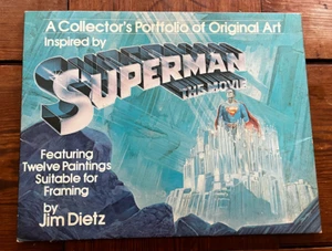 Superman The Movie Collector's Portfolio of Original Art 12 Paintings Jim Dietz - Picture 1 of 17