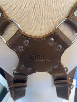 двойной камеры из натуральной кожи камеры ремень - Изображение 1 из 4