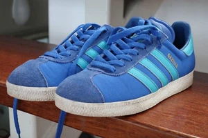 BLUE ADIDAS GAZELLE II SNEAKERS ART 223104 US8 UK7 1/2, FR41 1/3, JP260, CHN255 - Picture 1 of 7