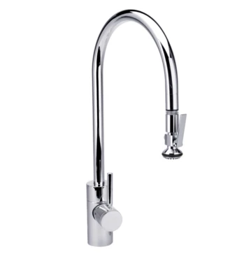 Grifo abatible Waterstone contemporáneo de alcance extendido en cromo 5700-CH Foto 1 de 2