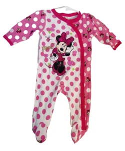 Disney Baby Minnie Mouse Baby Girls' Blanket Sleeper Size 3M Excellent - Picture 1 of 5