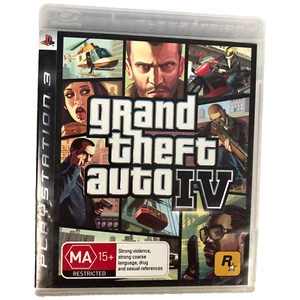 Grand Theft Auto IV PlayStation 3 PS3 Game Complete with Manual MA15 PAL GTA - Bild 1 von 17