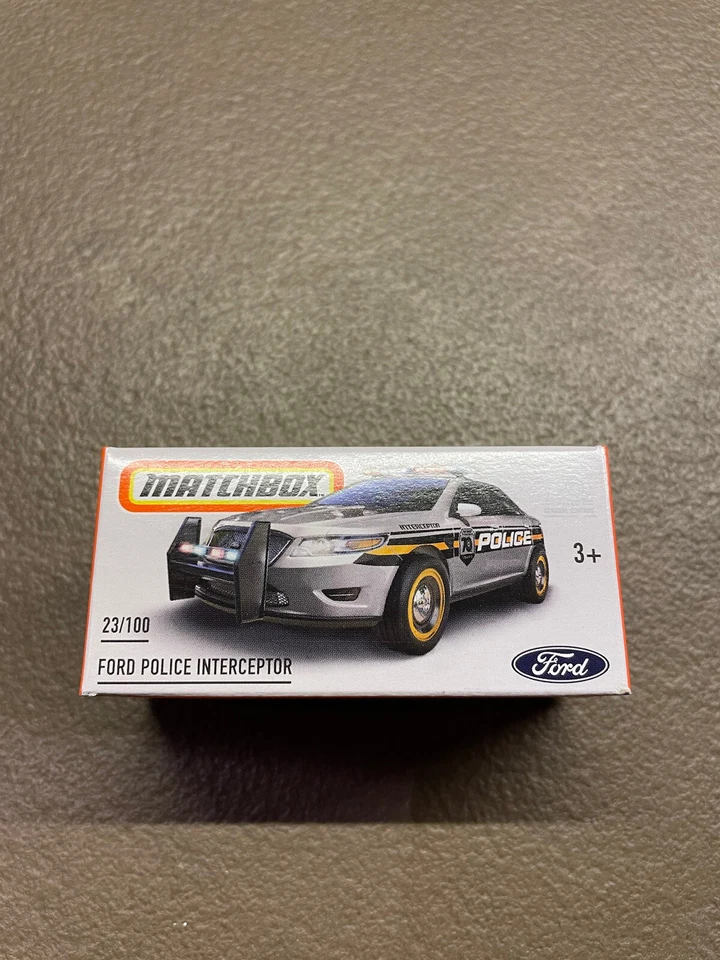2023 Matchbox Power Grabs Ford Police Interceptor 23/100 by RACEFACE-MODELCARS - Bild 1 von 1