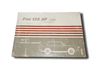 1976-80 1977 fiat 128 3p s sl rally 1300 - workshop owners manual 356 - Picture 1 of 5