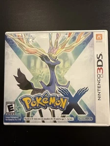 Pokemon X (Nintendo 3DS, 2013) Complete w/ Case & Fold-Out Promo Tested & Works - Picture 1 of 5