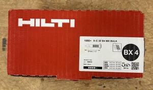 Hilti #2361660 BX-4 1000x Betonnagel X-C 32 1-1/4" MX B4 Betonrahmen - Bild 1 von 2