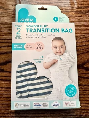 Bolsa de transición Love to Dream Swaddle up talla L 19-24 libras etapa 2 Foto 1 de 4