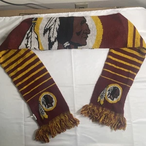 Vintage Washington Redskins Strick Winter Schal - Bild 1 von 2