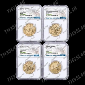 2025 S PROOF SET AMERICAN INNOVATION TX FL AR MI NGC PF 69 🔥PRE-SALE🔥 FRST RLS - Picture 1 of 1