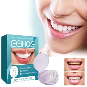 Adjustable Snap On Dentures For And Comfort Easy To Use And Maintain - Picture 1 of 6