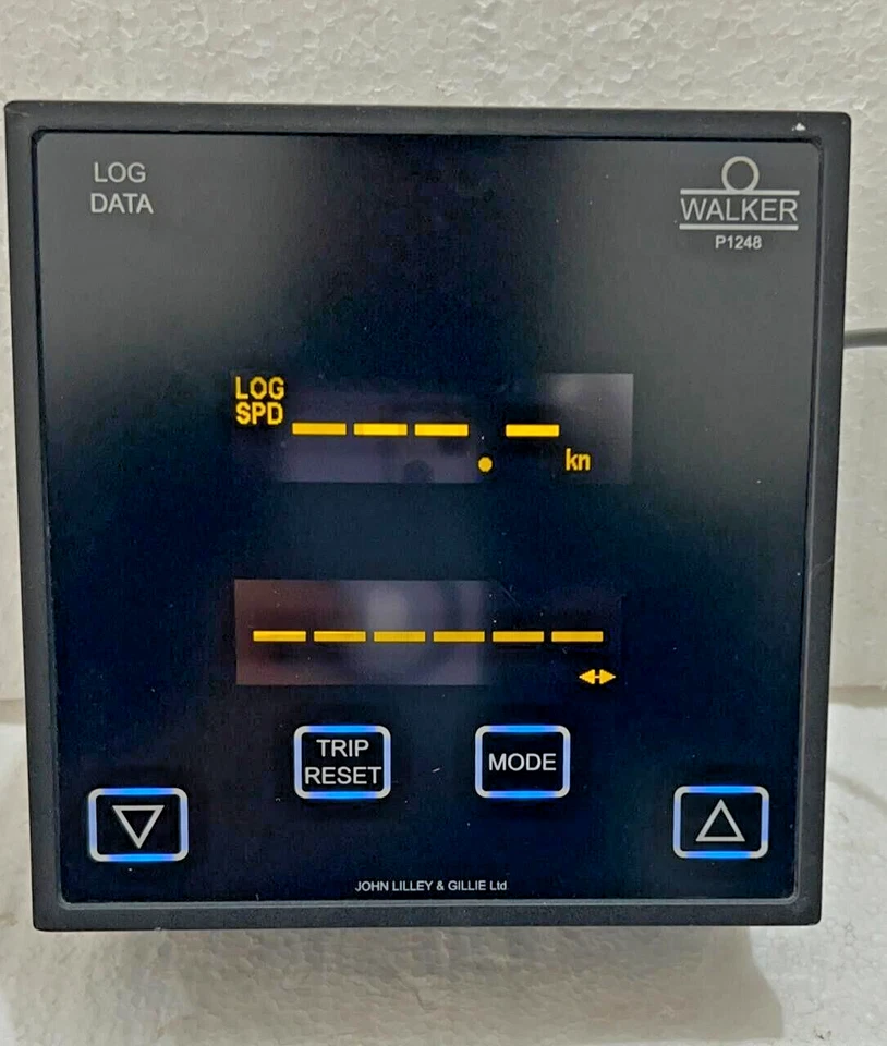 WALKER P1248 LOG SPEED DATA DISPLAY JHON LILLEY & GILLIE - Image 1 of 4