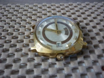 RELOJ BENRUS VINTAGE MECÁNICO FECHA HOMBRE PARA REPARACIÓN DE PIEZAS Foto 1 de 3