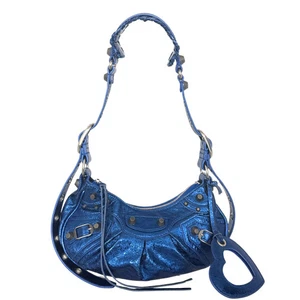 Balenciaga Le Cagole XS Metallic Blau / sehr gut - Picture 1 of 17