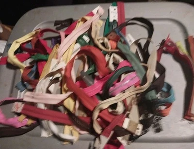 Lote E de 50 Cremalleras Sueltas Varios Tamaños Colores Foto 1 de 4