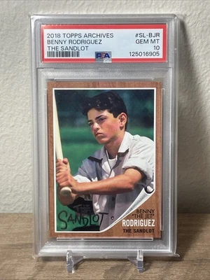 2018 Topps Archives The Sandlot Benny "The Jet" Rodriguez PSA 10 - Image 1 of 2