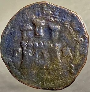 1500’s Medieval Spanish Coin 1575-1585 King Philip II 2 Maravedis Castle & Lion - Picture 1 of 9