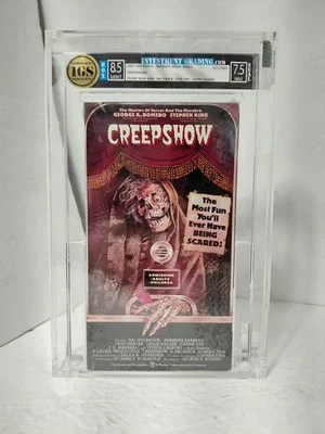 1987 CREEPSHOW VHS First Print - New Factory Sealed - Graded - Image 1 of 4