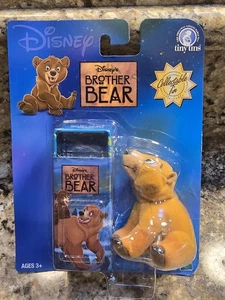 DISNEY HASBRO BROTHER BEAR KODA COLLECTABLE TINY TINS PLUSH PLUSHIE NEW VTG  - Picture 1 of 4