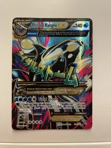 Pokémon TCG Primal Kyogre-EX Primal Clash 149/160 Holo Full Art DMG - Picture 1 of 4