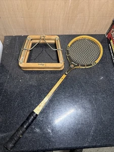 Vintage Dunlop Squash Racket With Dunlop Press 1960s - Picture 1 of 8