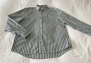 Lacoste | Herrenhemd Gr. 44 (US XL) Button Down Langarm grün gestreift - Bild 1 von 13