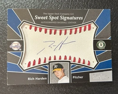 Rich Harden 2006 Upper Deck Sweet Spot  Signatures Auto Oakland A’s - Image 1 of 2