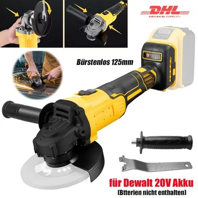 Für DEWALT 18V 20V 125mm Akku Winkelschleifer Trennschleifer Schleifmaschine - Bild 1 von 4