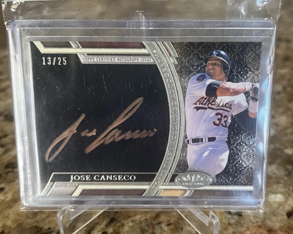 2015 topps certified autograph Jose Canseco. Beautiful Card!! 13 of 25!! - Image 1 of 2