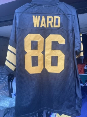 Camiseta deportiva auténtica Reebok Hines Ward #86 Pittsburgh Steelers talla 48 Foto 1 de 4