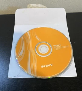 Sony Vegas 6.0 Application Disk CD 2006 Part # 50494-S Serial Number - Picture 1 of 2