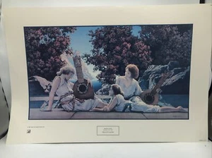 Maxfield Parrish “The Lute Players" 22” x 15” Print - NYGC 1981 - Picture 1 of 9