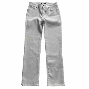Ralph Lauren Womens Jeans White Size 4 Comfort Stretch Relaxed NWT ! - Picture 1 of 6