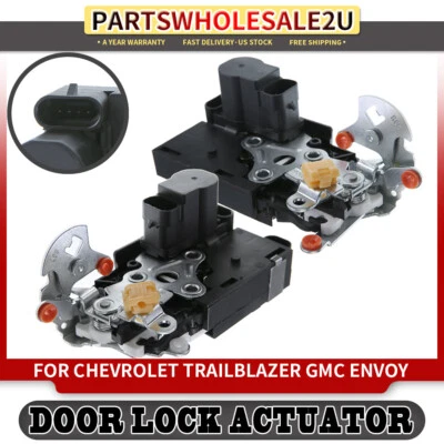 Par de actuadores de bloqueo de puerta para Saab 9-7x Chevrolet Trailblazer GMC Envoy delantero Foto 1 de 4