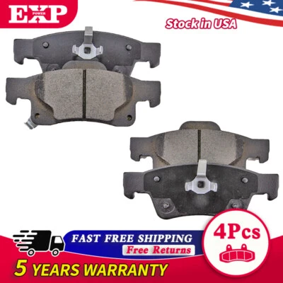 Pastillas de freno traseras de cerámica para Dodge Durango Jeep Grand Cherokee 2011 2012-2018 Foto 1 de 4