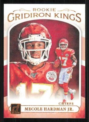 2019 Donruss Rookie Gridiron Kings #15 Mecole Hardman Jr. - Image 1 of 2
