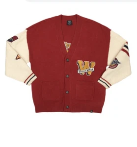 Heroes & Villains DC COMICS WONDER WOMAN VARSITY CARDIGAN Size Medium NEW TAGS  - Picture 1 of 24