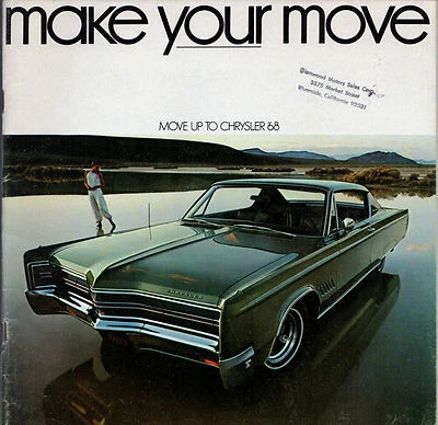 Chrysler Newport, 300, New Yorker 1968 mercado EE. UU. formato más pequeño folleto de ventas Foto 1 de 2