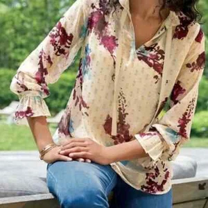 Neu mit Etikett weiche Umrandung Primel Bluse & Tank Größe Medium (10-12) - Bild 1 von 4