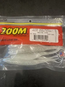 Zoom Super Fluke 5” 10pkg White Ice - Picture 1 of 3