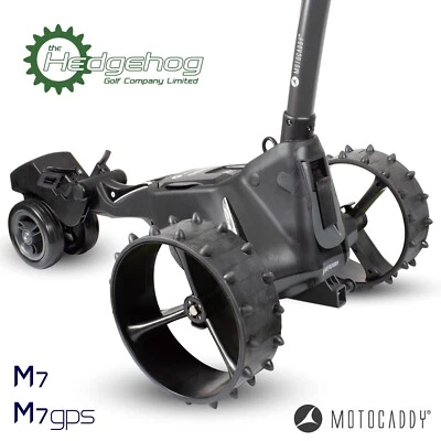Hedgehog Winter Wheels for Motocaddy M7 & M7 GPS Remote Trolleys - Image 1 of 2