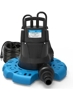 Acquaer Automatische Schwimmbadabdeckung Pumpe - 1/4 PS 2250 GPH Tauchpumpe Auto On - Bild 1 von 6