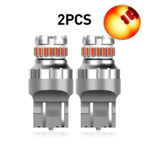2X 12V T20 7443 7440 RED LED BRAKE STOP TAIL LIGHT GLOBE BULBS BRIGHT ERROR FREE - Picture 1 of 11