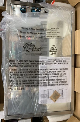 Pottery Barn Kensington Recessed Medicine Cabinet Satin Nickel 17" x 27" #W502 - Image 1 of 4