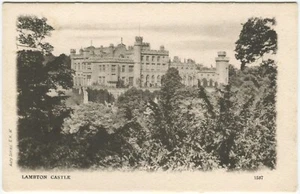 LAMBTON CASTLE - Durham Postkarte - Bild 1 von 2