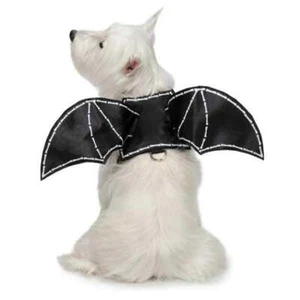 Dog Bat Wing Halloween Costume Harness Scary Glow In the Dark Spooky 3D Wingspan - Picture 1 of 8