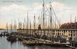 T Wharf Boston MA where the Tea Party occurred - Picture 1 of 2
